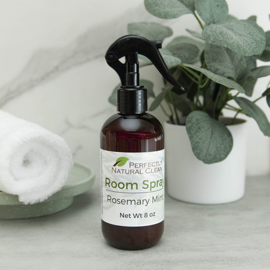 Room spray 8 oz Rosemary Mint scent, refreshing herbal room and linen spray for home