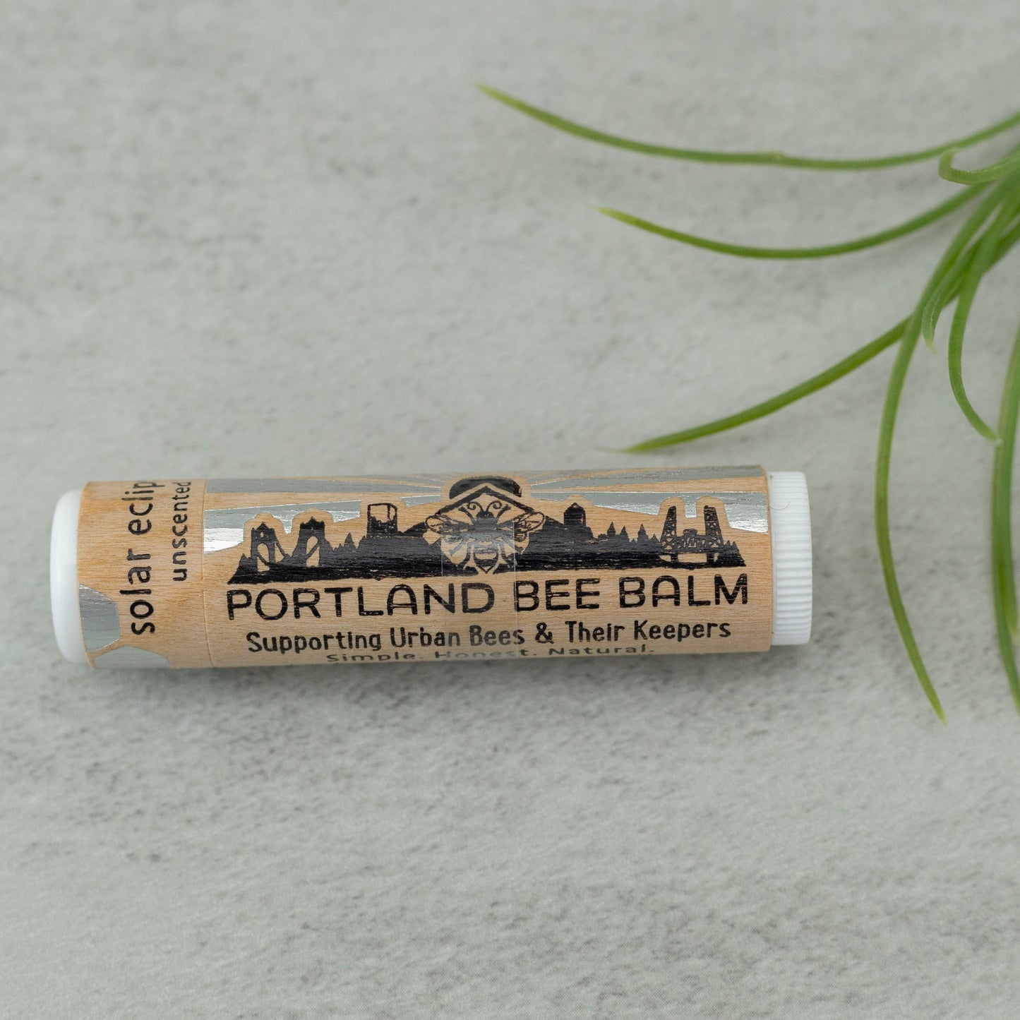Solar Eclipse SPF 15 natural lip balm 0.15 oz, sun-protective lip balm with natural UV-filtering ingredients