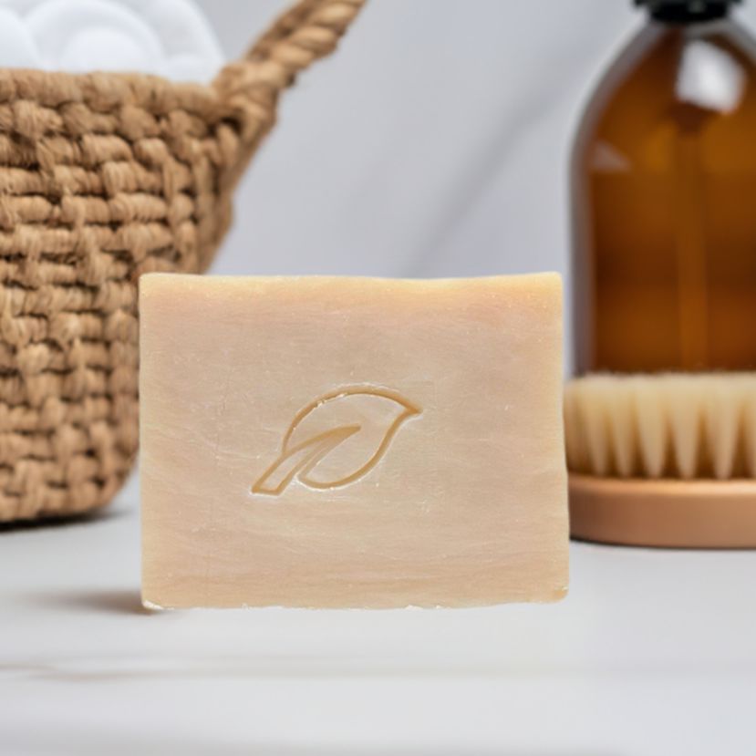 Amaretto handmade natural soap bar 4 oz, warm almond, cherry and vanilla scented moisturizing bar
