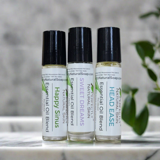 Aromatherapy essential oil roller Energize blend 10ml, pre-diluted roll-on for portable wellness on the go