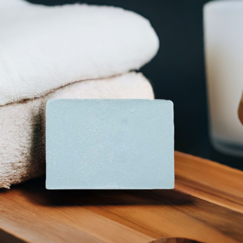 Beach Bum handmade natural salt soap bar 5 oz, exfoliating mineral-rich bar with coastal scent
