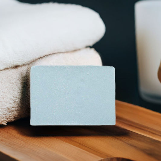 Beach Bum handmade natural salt soap bar 5 oz, exfoliating mineral-rich bar with coastal scent