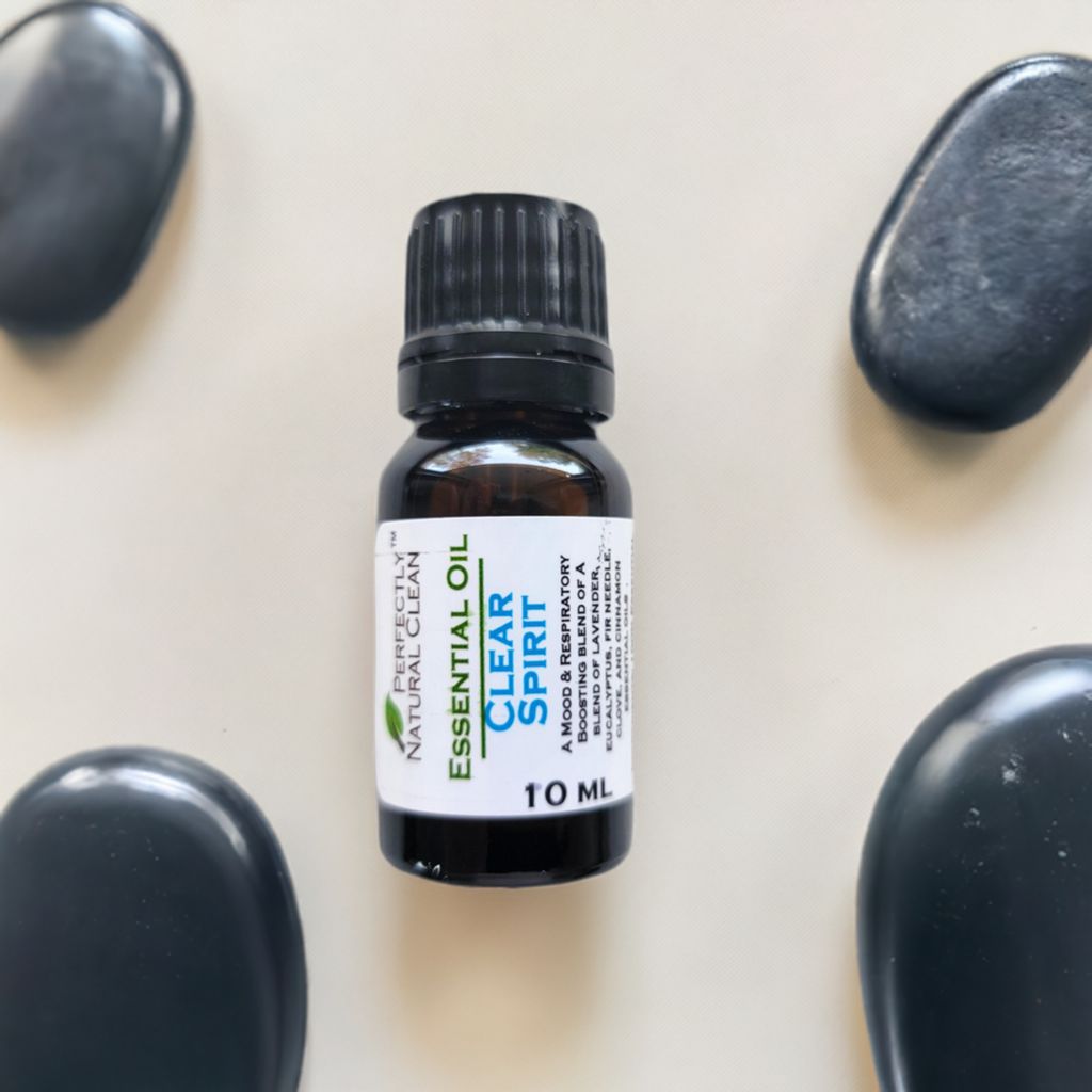 Clear Spirit essential oil blend 10ml, uplifting and clarifying fragrance blend for diffuser or aromatherapy