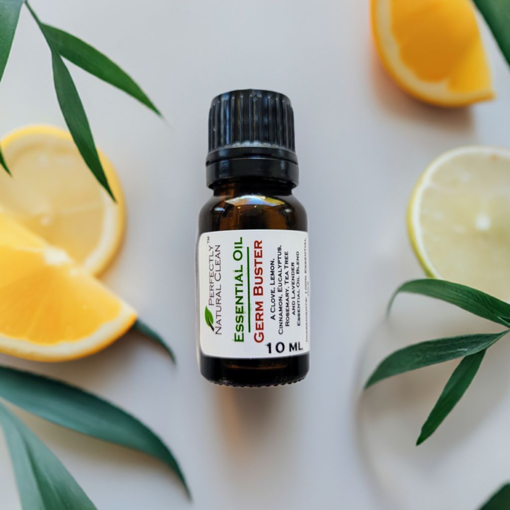 Germ Buster synergy essential oil blend 10ml, purifying protective blend with clove and lemon for diffuser