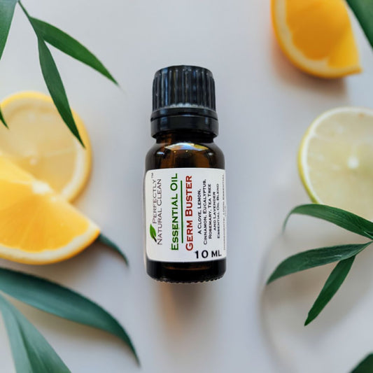 Germ Buster synergy essential oil blend 10ml, purifying protective blend with clove and lemon for diffuser