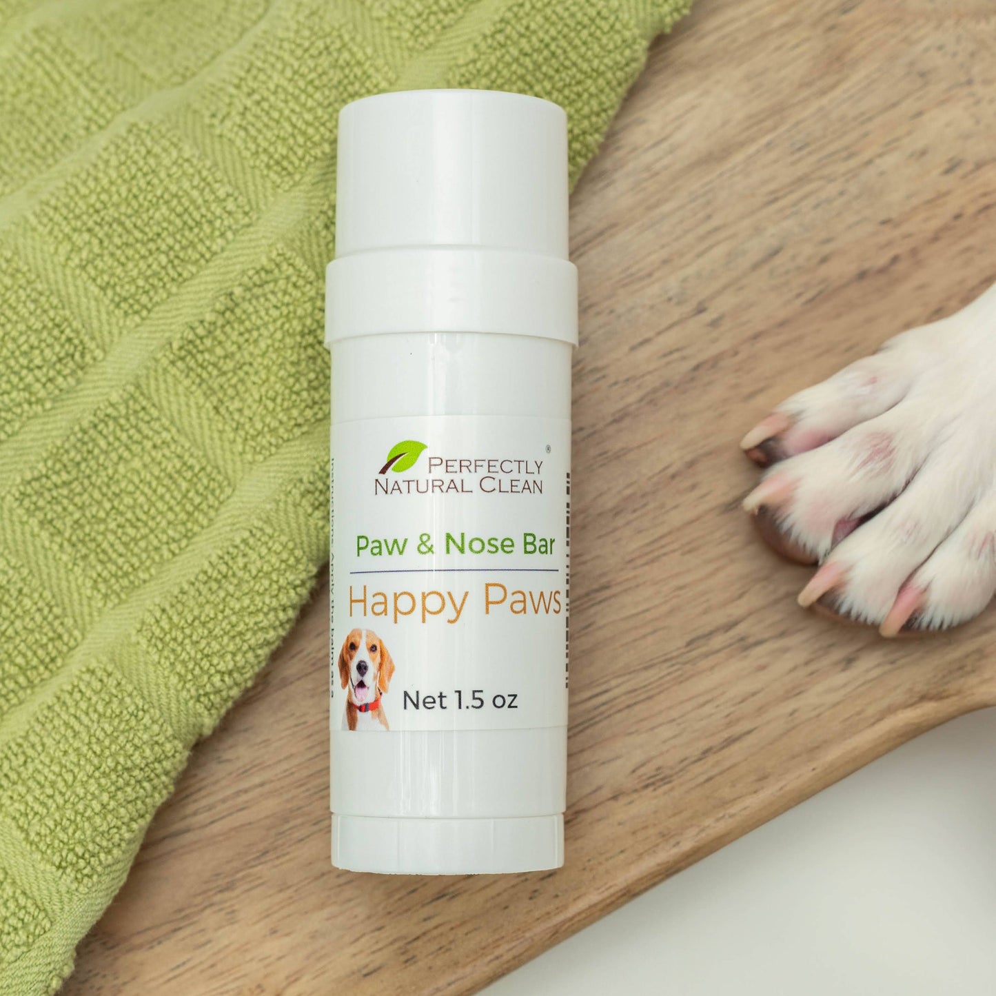 Good Dog Happy Paws paw and nose lotion bar, natural moisturizing balm for dry cracked dog paws and nose
