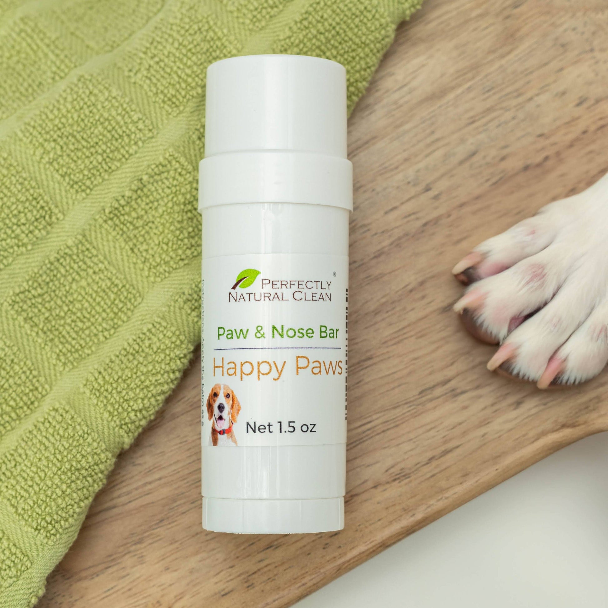 Good Dog Happy Paws paw and nose lotion bar, natural moisturizing balm for dry cracked dog paws and nose