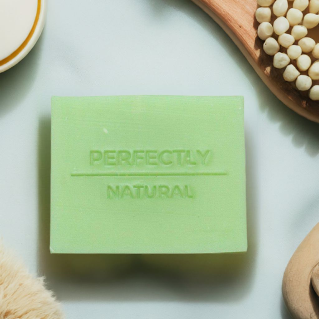 Green tea cucumber handmade natural soap bar 4 oz, fresh antioxidant-rich scented moisturizing soap