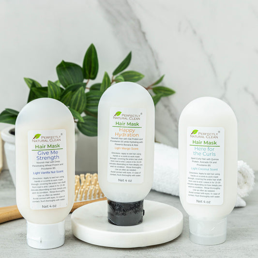 Hair mask treatment 4 oz Give Me Strength variety, deep conditioning protein mask for damaged or brittle hair