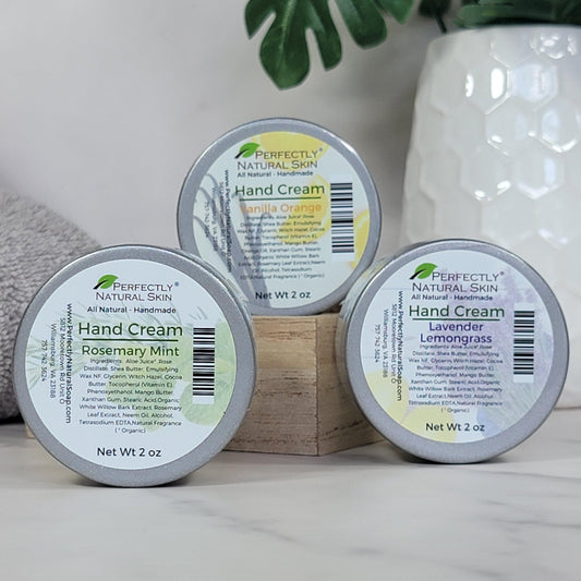 Hand cream pot 2 oz Hawaiian Blossom scent, natural moisturizing hand cream for soft smooth hands