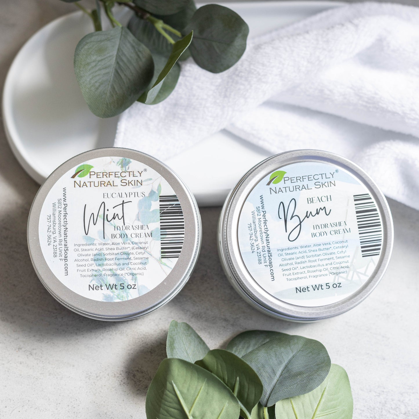 HydraShea botanical body cream 5 oz Amaretto scent, rich shea butter body cream for dry and thirsty skin