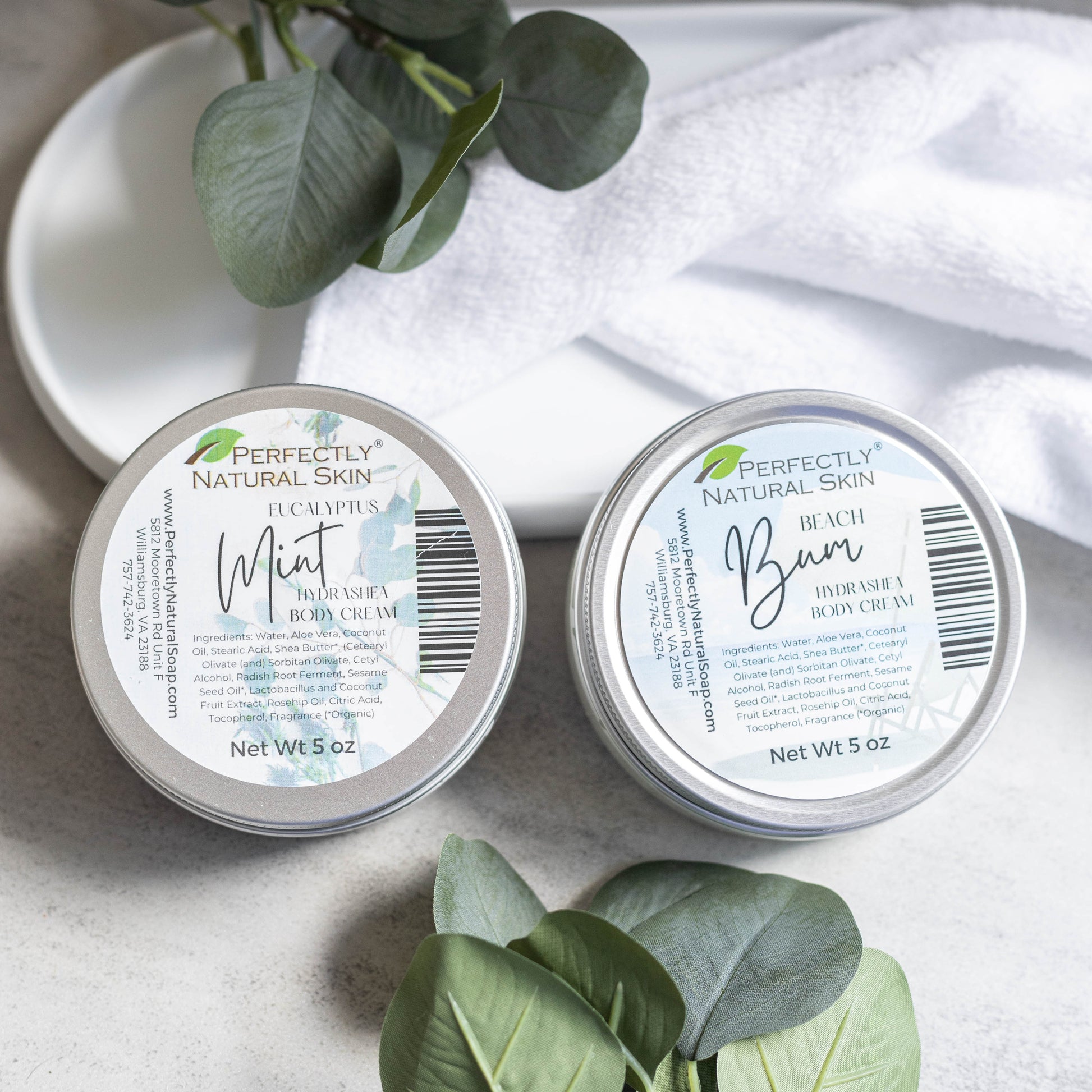 HydraShea botanical body cream 5 oz Amaretto scent, rich shea butter body cream for dry and thirsty skin