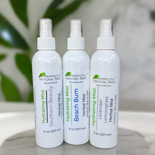 Hydrating hair and body spray 8 oz Beach Bum scent, refreshing coastal moisturizing mist for hair and body