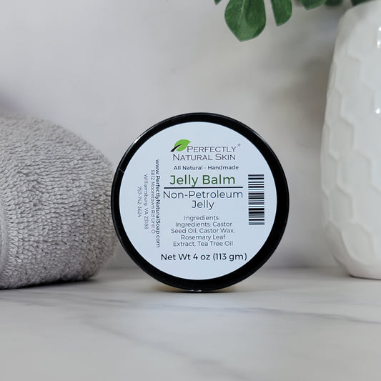 Jelly Balm petroleum-free jelly 4 oz, natural plant-based alternative to petroleum jelly for baby and dry skin