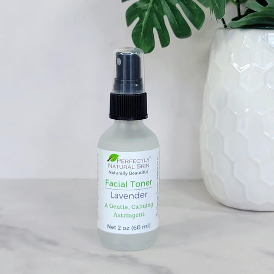 Lavender facial toner 2 oz, soothing natural toner with lavender for hydrating and balancing skin
