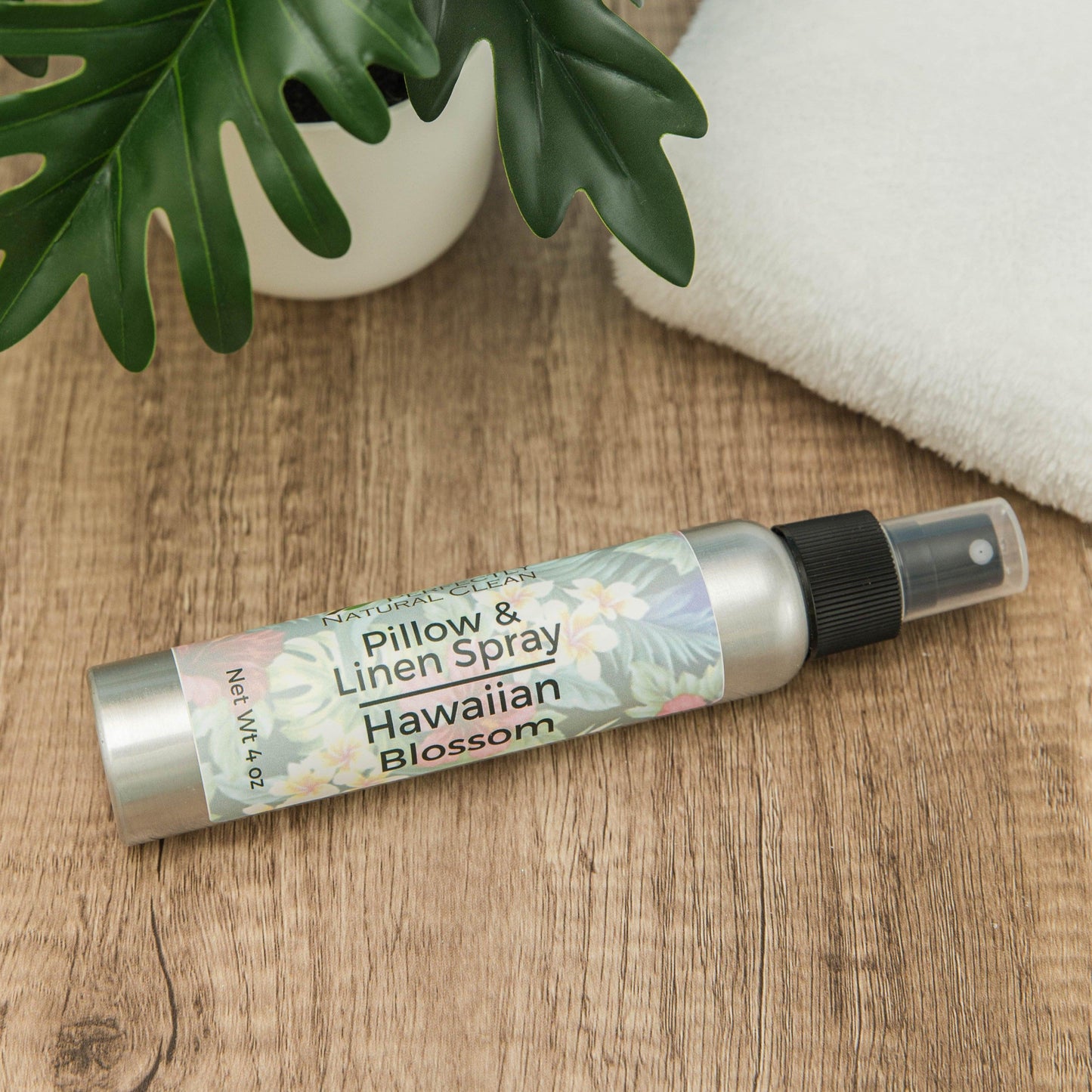 Linen and pillow spray 4 oz Hawaiian Blossom scent, tropical fragrance spray for linens and bedding