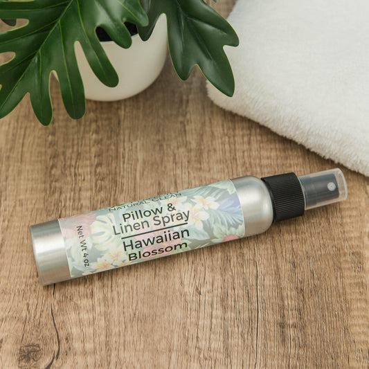 Linen and pillow spray 4 oz Hawaiian Blossom scent, tropical fragrance spray for linens and bedding