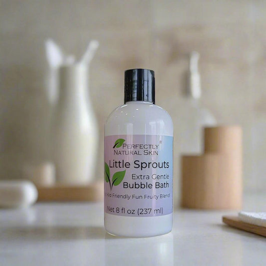 Little Sprouts bubble bath 8 oz, gentle tear-free natural bubble bath for babies and young children