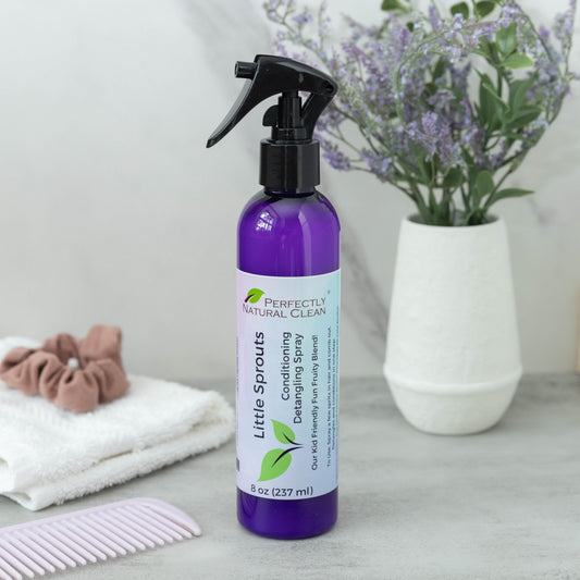 Little Sprouts detangling spray 8 oz, gentle leave-in conditioner for children's hair without tears