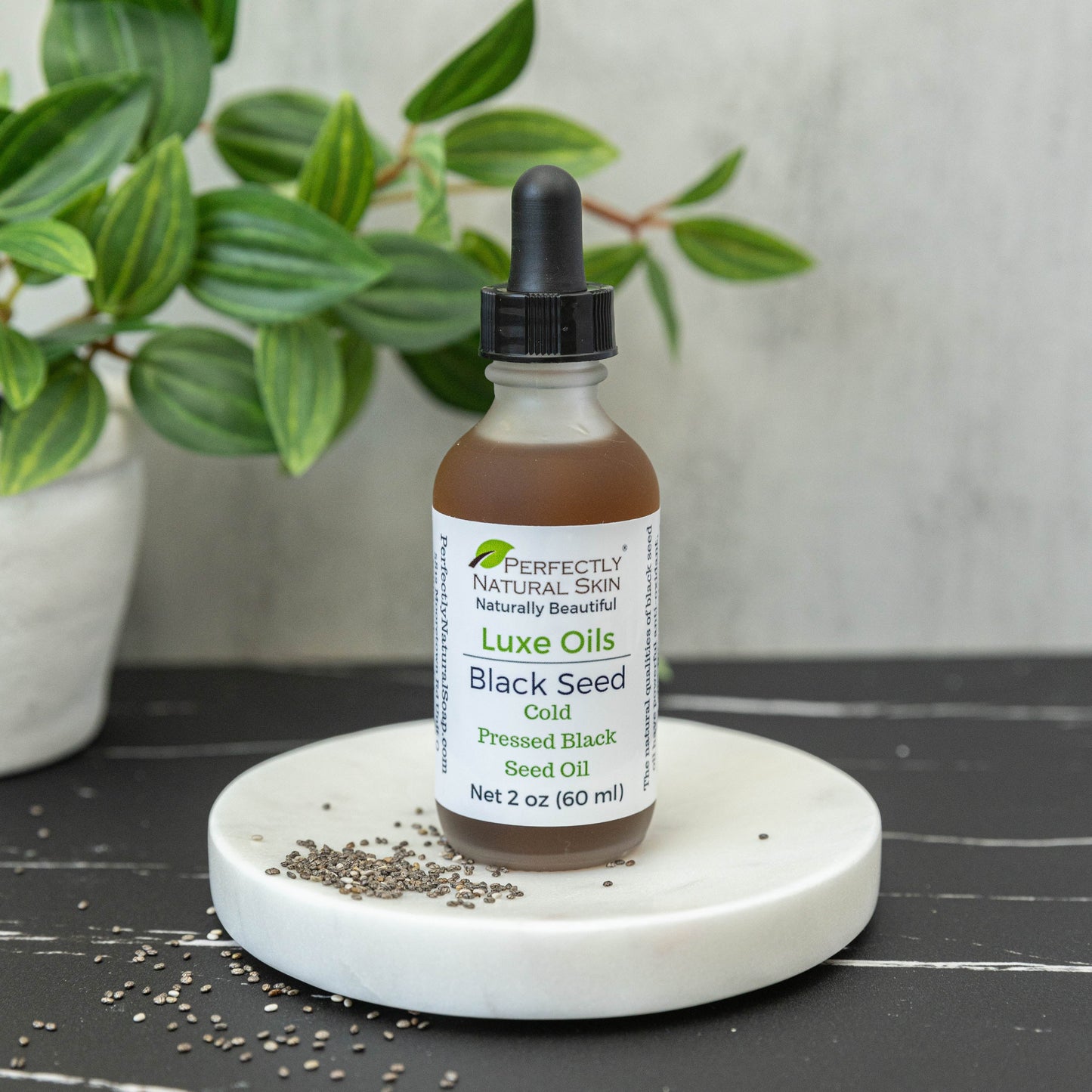 Luxe Oil black seed oil 2 oz, potent Nigella sativa oil for skin nourishment, repair and anti-aging