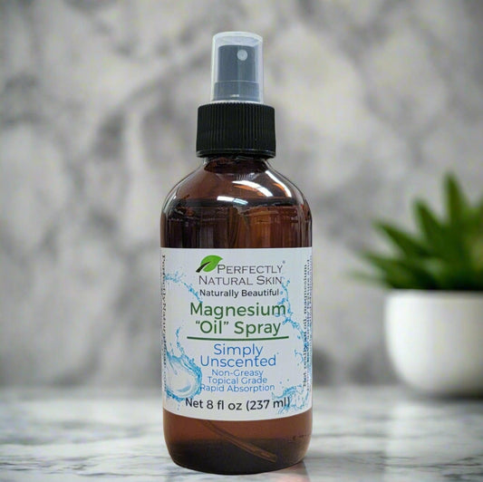 Magnesium oil spray 8 oz, transdermal magnesium chloride spray for muscle relaxation and sleep support