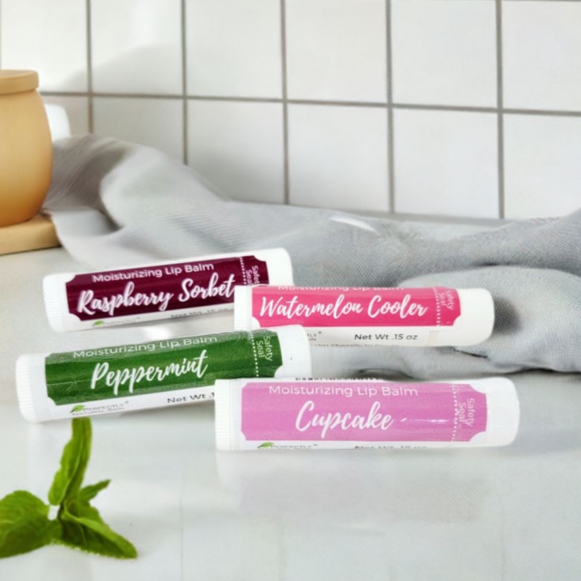 Natural lip balm 0.15 oz Coconut Milk Vanilla flavor, moisturizing botanical lip balm with smooth finish