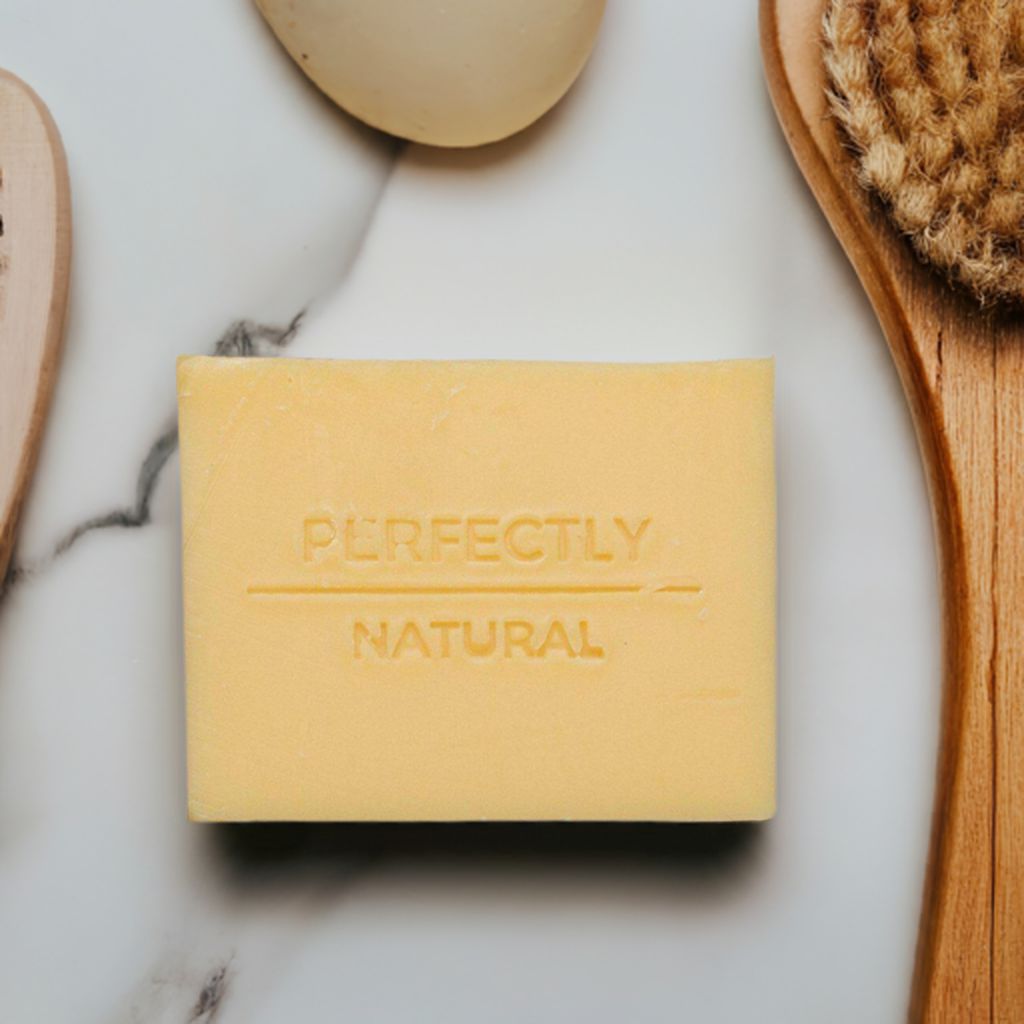 Orange patchouli handmade natural soap bar 4 oz, bright citrus and grounding earthy patchouli scented soap