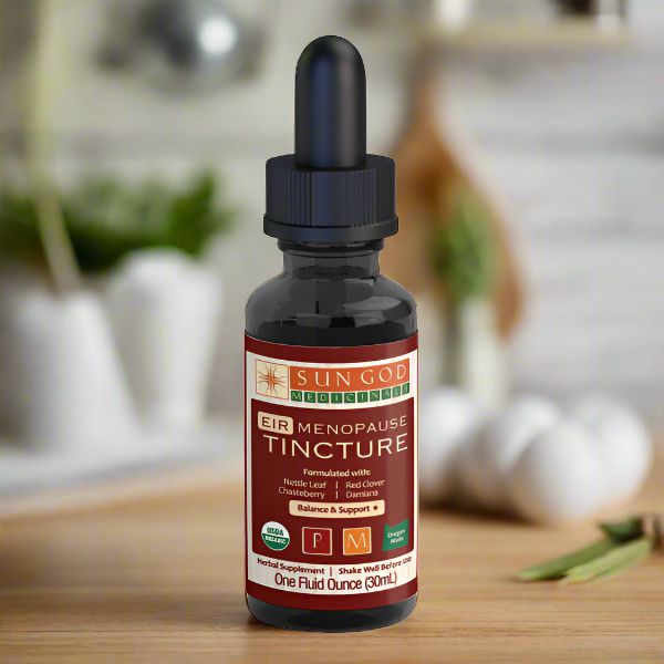 Organic Eir menopause support tincture 1 oz on sale, herbal liquid extract for natural menopause symptom relief