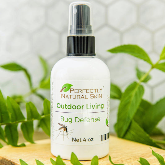 Natural bug defense spray 4 oz, DEET-free outdoor insect repellent spray for mosquitoes and bugs