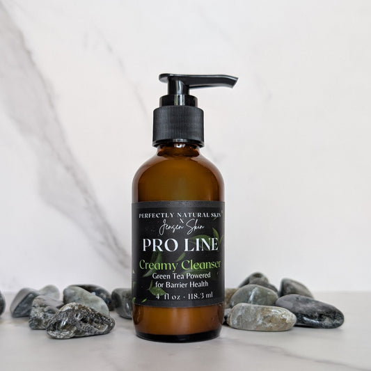 Pro-Line antioxidant creamy facial cleanser 4 oz with aloe and botanicals, gentle deep-cleansing cream cleanser