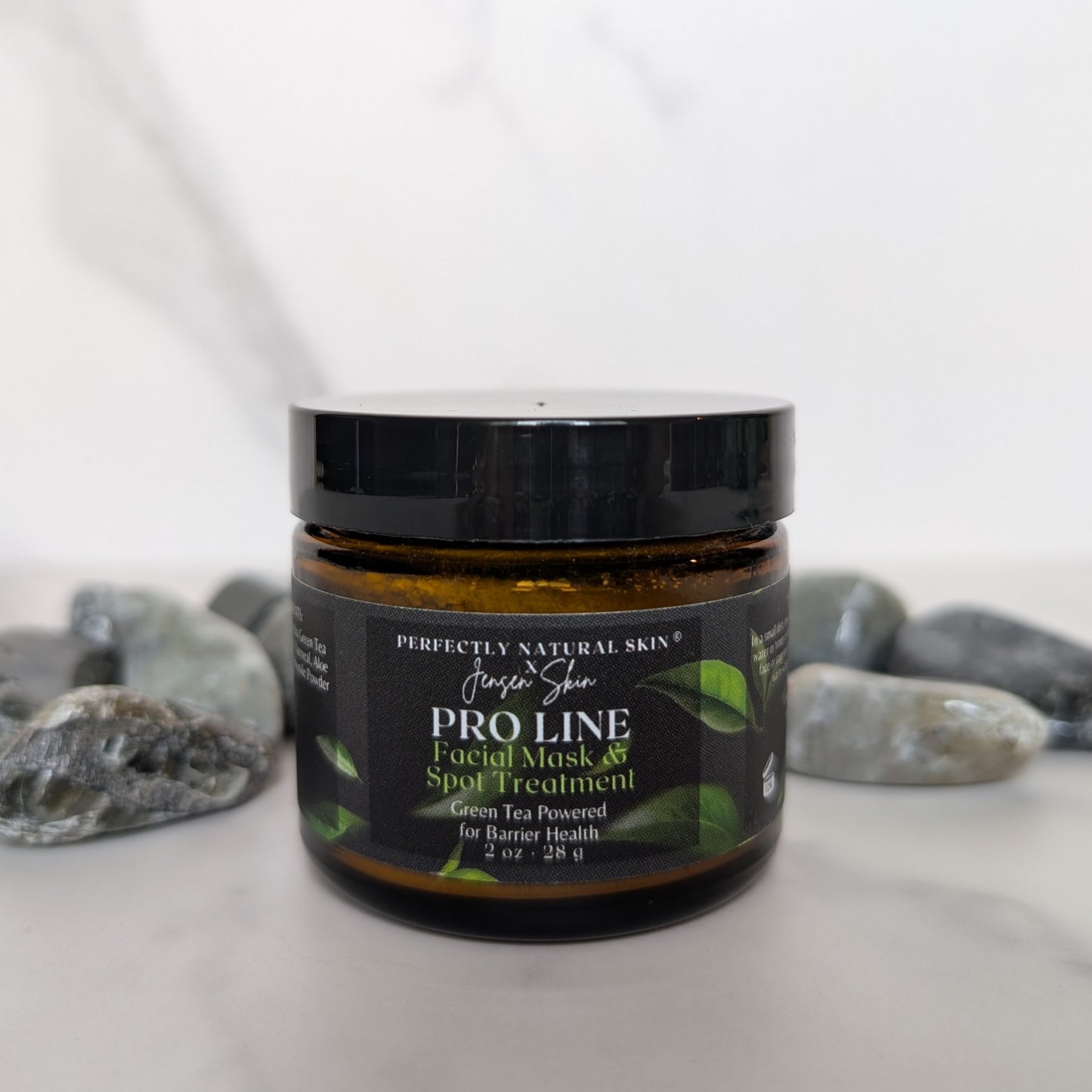 Pro-Line matcha clay mask and spot treatment 1 oz with kaolin and green tea, purifying clarifying clay mask