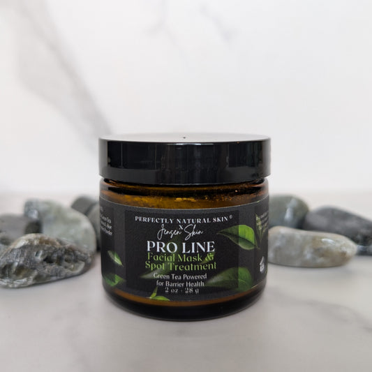 Pro-Line matcha clay mask and spot treatment 1 oz with kaolin and green tea, purifying clarifying clay mask