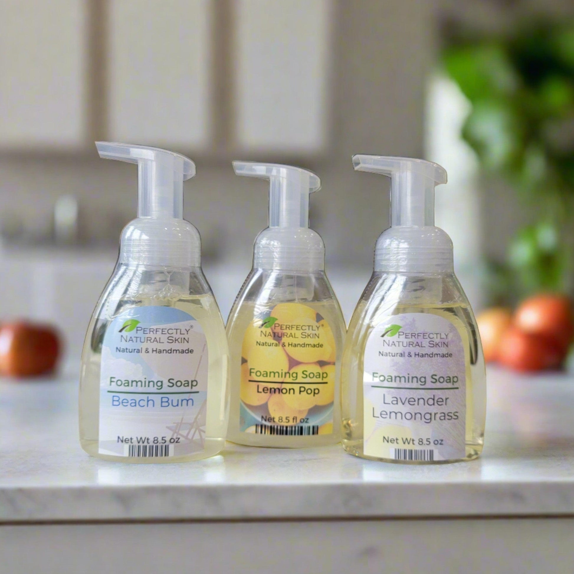 Perfectly You custom made-to-order liquid foaming soap 8.5 oz, personalized natural foaming soap in your scent
