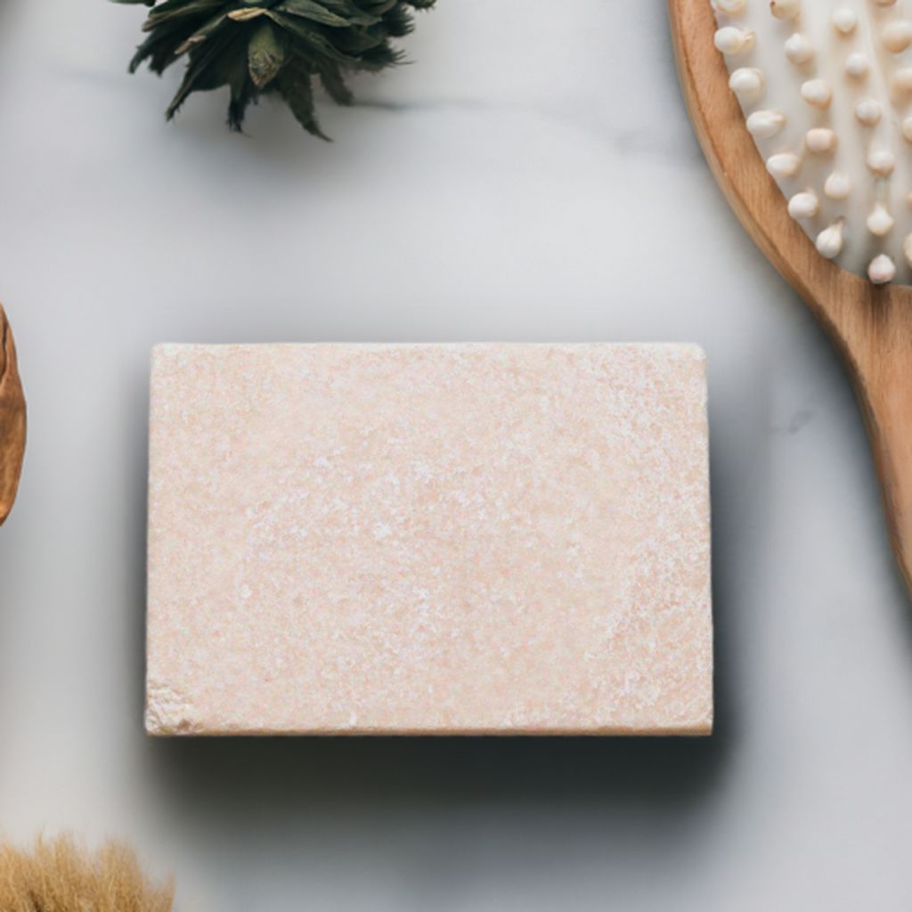 Pink Peppermint Himalayan salt soap bar 5 oz, exfoliating mineral-rich pink Himalayan salt bar with cooling peppermint