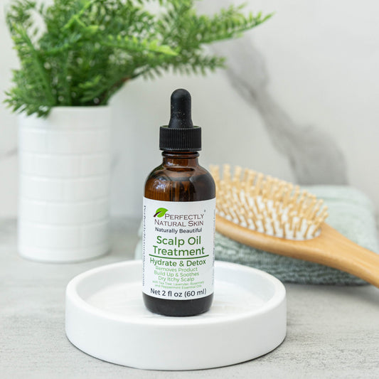 Scalp oil treatment 2 oz, nourishing botanical oil blend for scalp health and dry itchy scalp relief