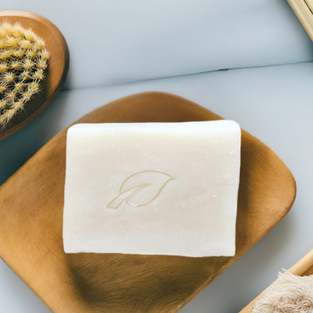 Simply Unscented handmade natural soap bar 4 oz, fragrance-free gentle bar soap for sensitive skin