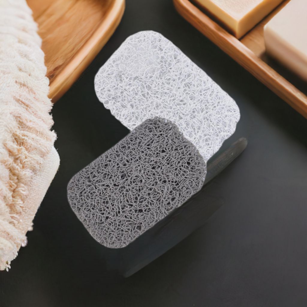 Soap saver soap plank in grey, eco-friendly draining soap dish that extends bar soap life and keeps it dry