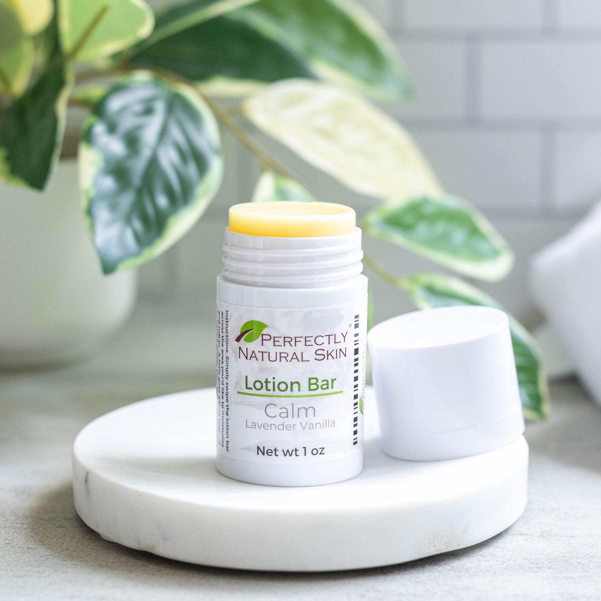 Solid lotion bar 1 oz Calm scent, concentrated moisturizing lotion bar that melts into skin with body heat