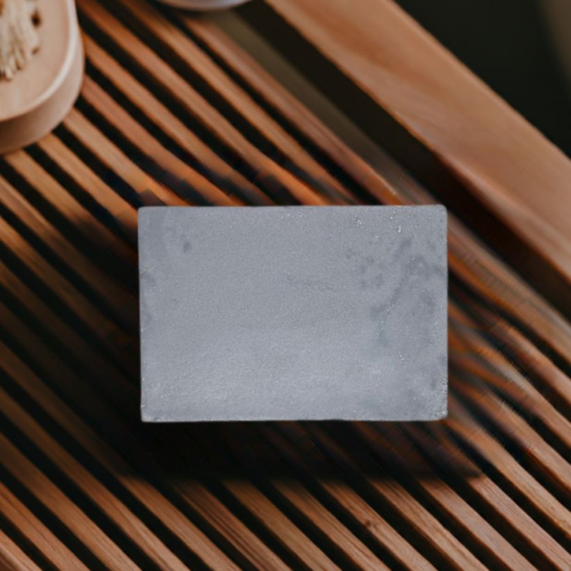 Storm handmade natural salt soap bar 5 oz, bold sea salt exfoliating bar with stormy oceanic scent