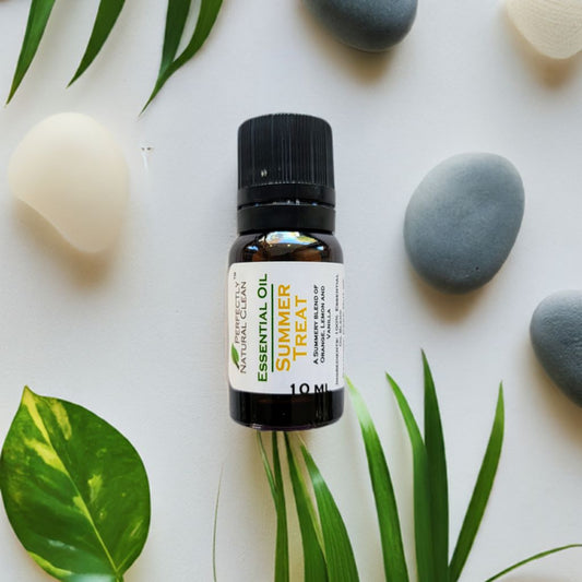 Summer Treat citrus and vanilla essential oil blend 10ml, bright summery citrus and warm vanilla blend