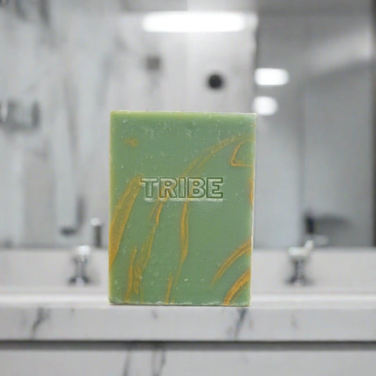 Tribe handmade natural soap bar 4 oz, bold exotic and earthy scented artisan bar soap