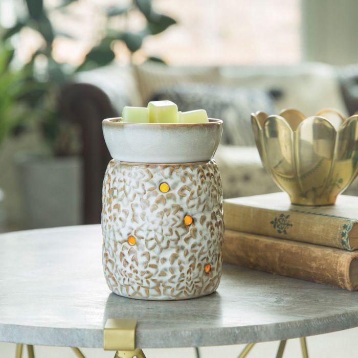 Illumination wax warmer Succulent style, botanical plant-themed plug-in electric wax melt warmer