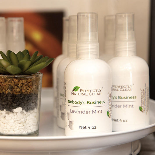 Nobody's Business toilet spray choice of scent, before-you-go spray that traps bathroom odors in the bowl