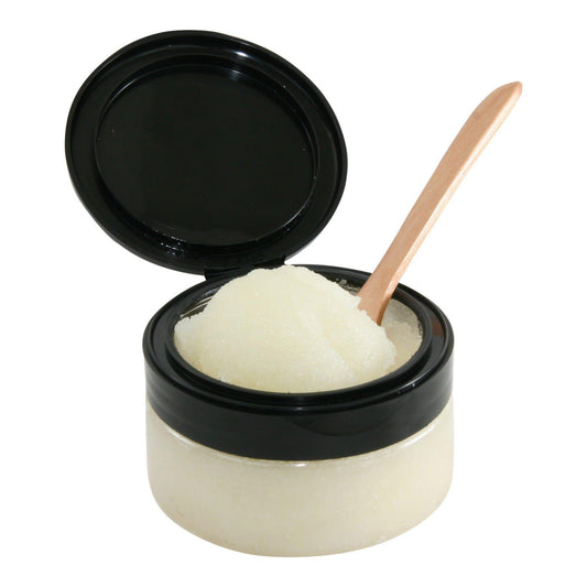 Perfectly You custom sugar scrub showing texture, personalized exfoliating body polish in your choice of scent